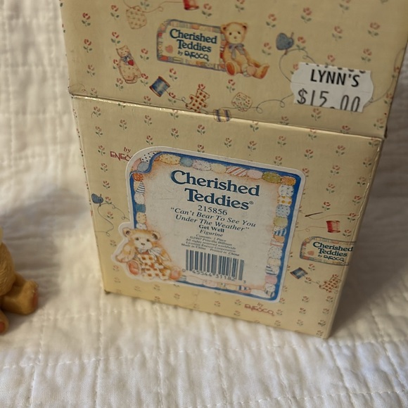 Cherished Teddies Collectible Figurine- Can’t Bear To See You Under The Weather” - Picture 8 of 8